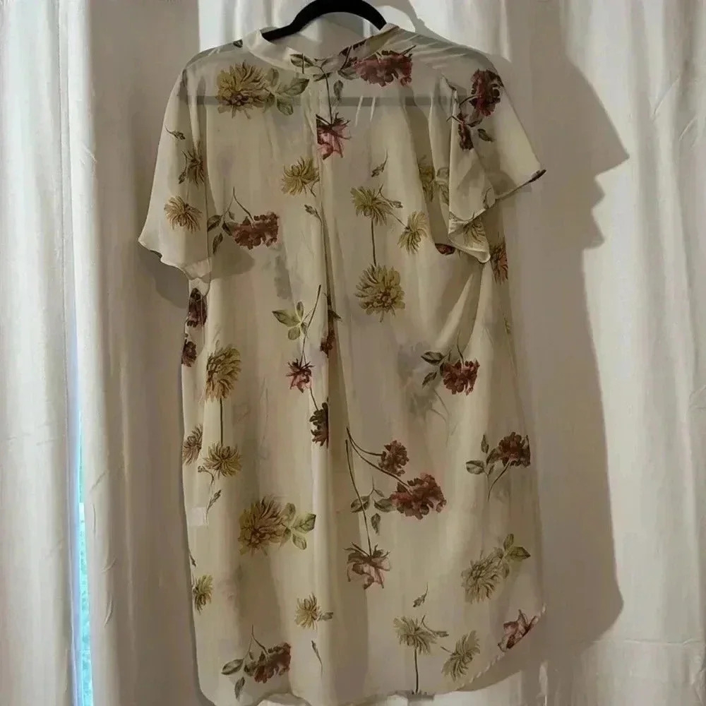 Ro&De Vintage Sheer Floral Tunic - Picture 7 of 9